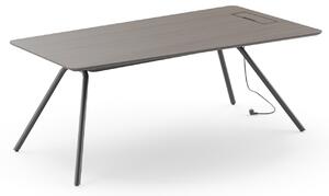 NARBUTAS - Pracovný stôl ARQUS s ľavou zužujúcou sa doskou - rôzne veľkosti