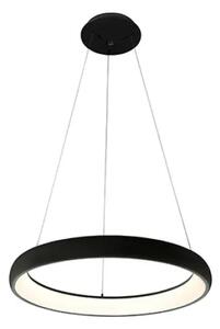 Dizajnový LED luster Antonio 81 Cct čierna + diaľkové ovládanie