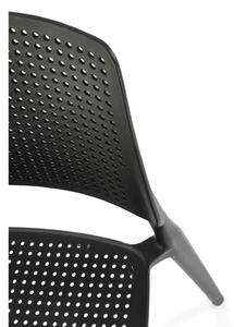 Záhradná stolička K514 - čierna