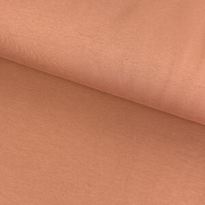 Metráž Teplákovina s lycrou Gold - Mocha Mousse