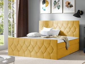 Mirjan24 Kontinentálna posteľ Colzone Lux, Rozmer postele: 200x200, Dostupné poťahy: Mikrofaza 0007 5903211129780