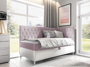Mirjan24 Kontinentálna posteľ Junior Gerdise 3, Strana: pravá, Rozmer postele: 80x200, Dostupné poťahy: ekokoža Soft 017 (biela) + Fresh 09 5903211202377