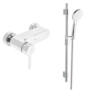 Sprchová batéria SAT Fusion so sprchovacím setom 150 mm chróm SATBSFU268TCHSET