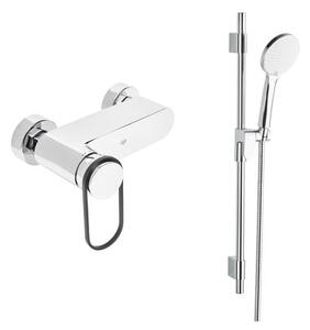 Sprchová batéria SAT Fusion so sprchovacím setom 150 mm chróm SATBSFU268KPCSET