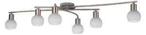Eglo 55449 - LED bodové svietidlo 6xE14/4W/230V matný chróm