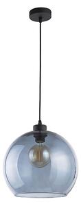 Luster na lanku CUBUS 1xE27/60W/230V modrá