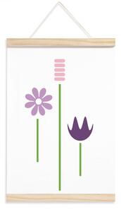 Pieris design Detský plagát - lúčne kvety