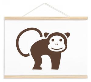 Detský plagát - opica