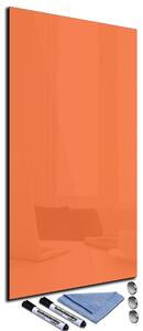 Magnetická sklenená tabuľa 30x60cm - oranžová