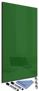 Magnetická sklenená tabuľa 120x40cm - trávově zelená