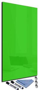 Magnetická sklenená tabuľa 150x40cm - apple zelená