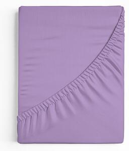 Prestieradlo Světle fialové JERSEY PREMIUM Jersey PREMIUM 90-100 x 200-220/30
