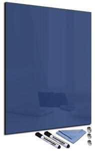 Magnetická sklenená tabuľa 60x40cm - tmavě modrá