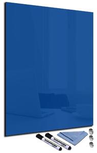 Magnetická sklenená tabuľa 60x90cm - modrá