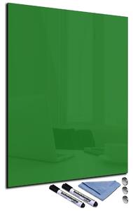 Magnetická sklenená tabuľa 60x90cm - láhvově zelená