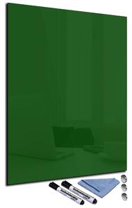 Magnetická sklenená tabuľa 100x50cm - tmavě zelená