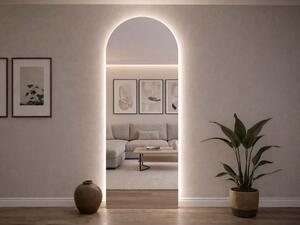 Atypické zrkadlo do kúpeľne s LED osvetlením A38 35×93