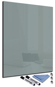 Magnetická sklenená tabuľa 100x50cm - betonová šedá