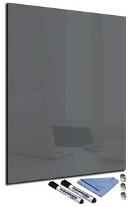 Magnetická sklenená tabuľa 100x50cm - tmavě šedá