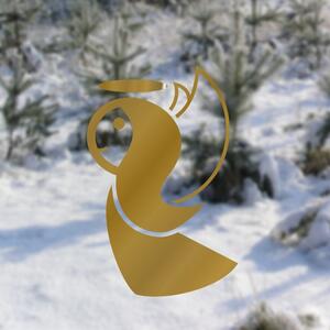 Pieris design Anjel - Vianočná nálepka na okno biela