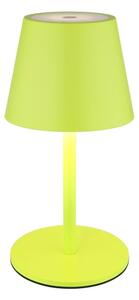 Globo 58488NG-LED Dotykovo stmievateľná nabíjateľná vonkajšia stolová lampa VANNIE 3W/5V IP54 1800mAh zelená