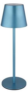 Globo 58488BL-LED Dotykovo stmievateľná nabíjateľná vonkajšia stolová lampa VANNIE 3W/5V IP54 1800mAh modrá