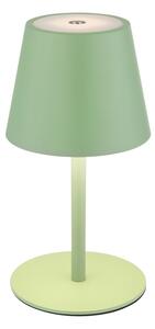 Globo 58488BG-LED Dotykovo stmievateľná nabíjateľná vonkajšia stolná lampa 3 v 1 VANNIE 3W/5V IP54 zelená