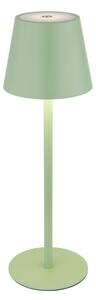 Globo 58488BG-LED Dotykovo stmievateľná nabíjateľná vonkajšia stolná lampa 3 v 1 VANNIE 3W/5V IP54 zelená