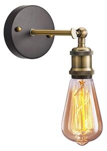 Toolight - Nástenná lampa Amber - čierna / zlatá - APP618-1W