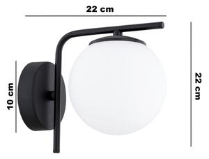 Brilagi - Nástenné svietidlo MILO 1xE27/60W/230V čierne
