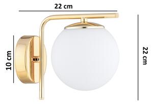 Brilagi - Nástenné svietidlo MILO 1xE27/60W/230V zlaté