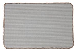 Hnedá kúpeľňová predložka so srdiečkom - 58*38*1 cm - Clayre & Eef