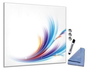 Sklenená magnetická tabuľa abstrakce modro fialová - S-148906103-5050