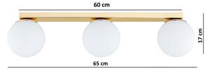 Brilagi - Bodové svietidlo MILO 3xE27/60W/230V zlaté