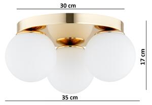 Brilagi - Stropné svietidlo MILO 3xE27/60W/230V priemer 35 cm zlaté
