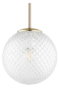 Brilagi - Závesné svietidlo na lanku STELLA 1xE27/60W/230V, priemer 18 cm, béžová/zlatá