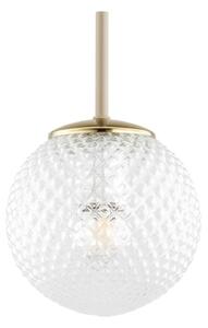 Brilagi - Závesný luster na lanku STELLA 1xE27/60W/230V pr. 15 cm béžová/zlatá