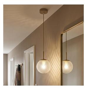 Brilagi - Závesný luster na lanku STELLA 1xE27/60W/230V pr. 15 cm béžová/zlatá