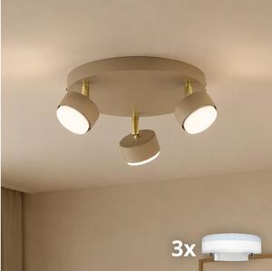 Brilagi - LED Bodové svietidlo MONO 3xGX53/30W/230V béžová/zlatá