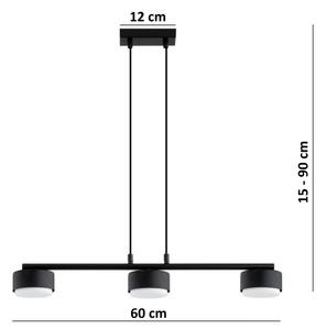 Brilagi - LED luster na lankách MONO 3xGX53/30W/230V čierna