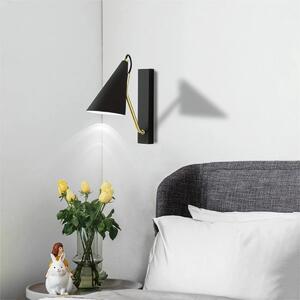 Toolight - Nástenná lampa Industry - čierna - APP1142-1W