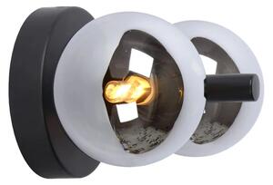 Toolight - Nástenná lampa Lassi - čierna - APP1162-2W