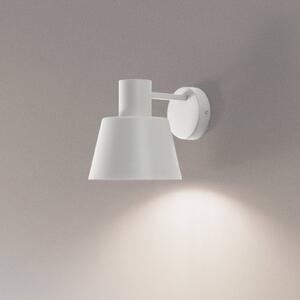 Nástenné svetlo Dunka, taupe, 1-pl., oceľ, výška 17 cm, Krémová / jantárovo žltá, Obývacia izba / jedáleň, kov, Moderný, Nástenné svietidlo