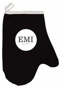 Kuchynská rukavica s vlastným logom EMI, čierna