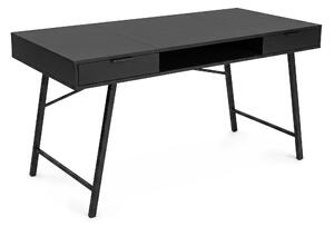 Ak furniture Písací stôl Arden 120 cm čierny