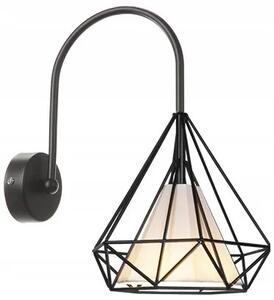 Toolight - Nástenná lampa Reno - čierna - APP011-1W