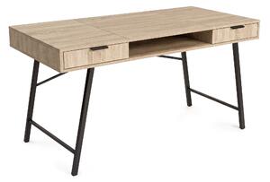 Ak furniture Písací stôl Arden 120 cm čierny/dub Sonoma