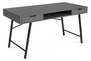Ak furniture Písací stôl Arden 120 cm grafit/čierny