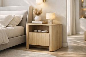 Nočný stolík Sorrenti 58 cm - dub vicenza