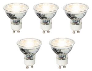 Sada 5 stmievateľných LED žiaroviek GU10 4W 310lm 3000K